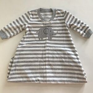 Carter’s Soft Fleece Zip Up Long Sleeve Sleep Sack 3-6 months